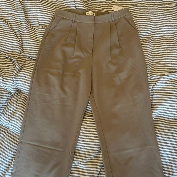 BNWT Abercrombie Sloane Tailored Pant, Light Brown, Size 33 (16) - Picture 6 of 8